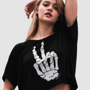 Cropped Printed T-Shirt